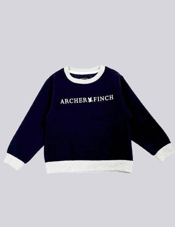 Archer &amp; Finch Kid&#39;s Panel Design Logo Printed Sweat Shirt