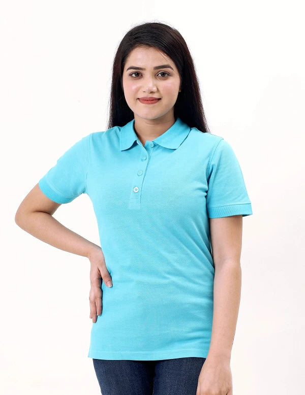 Women&#39;s  Half Sleeves Polo T Shirt