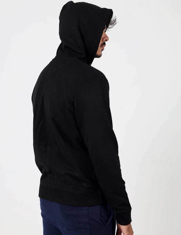 Men&#39;s Plain Fleece Zipper Hoodie