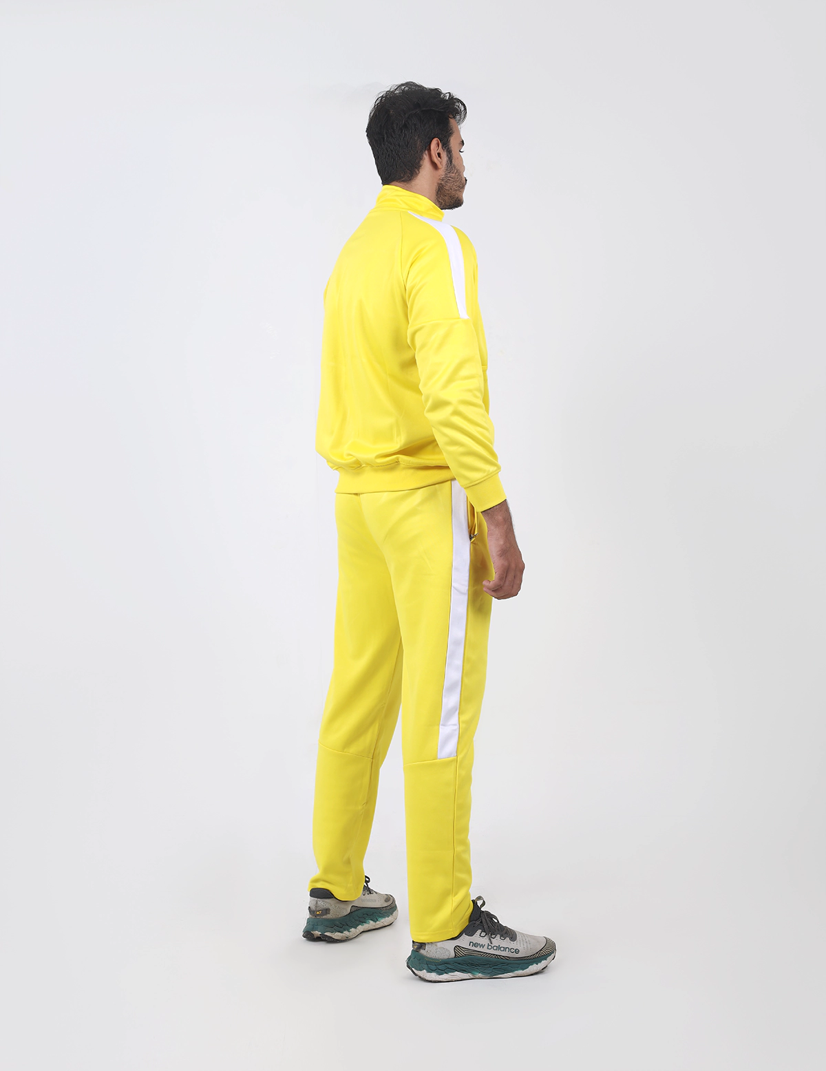 Mens Polyester Sports Tracksuits - Yellow