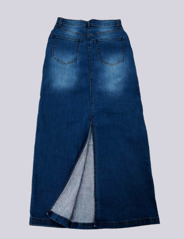 Denim Skirt with Modern Cut for Women