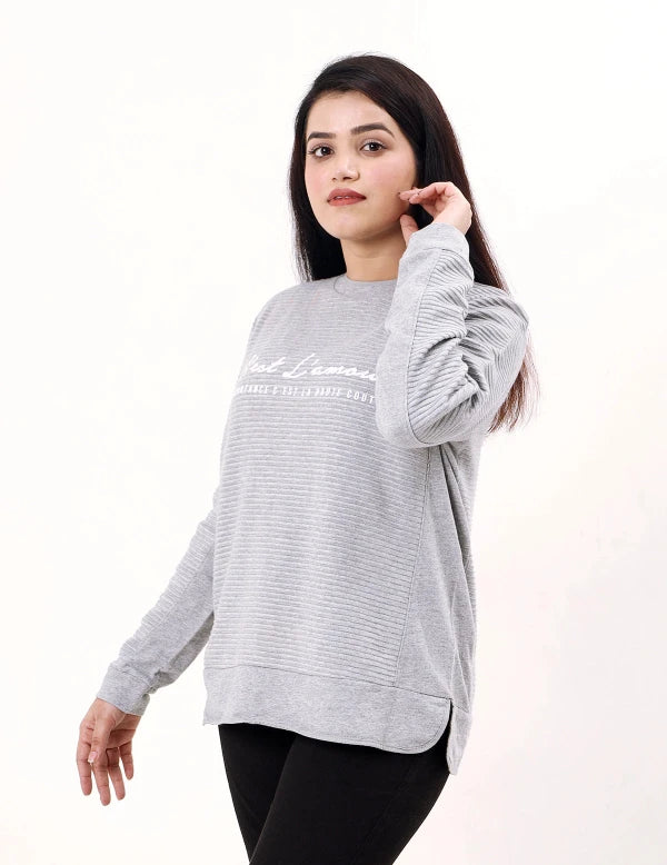 Women&#39;s Mango Sweatshirt -Light Grey